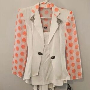 70s 80s Blazer and Skirt Party Outfit